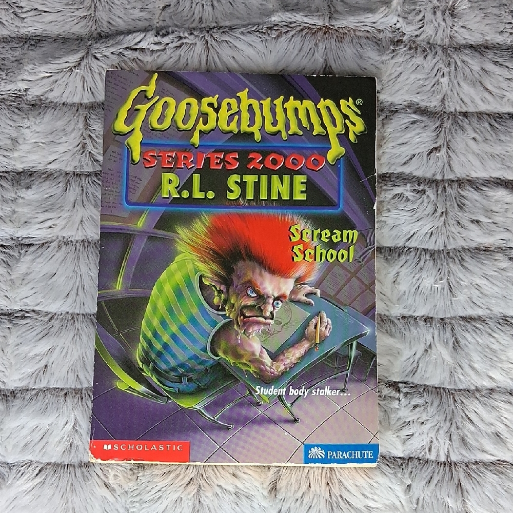Vintage 1999 Scholastic Goosebumps Series 2000 R.L. Stine Scream School